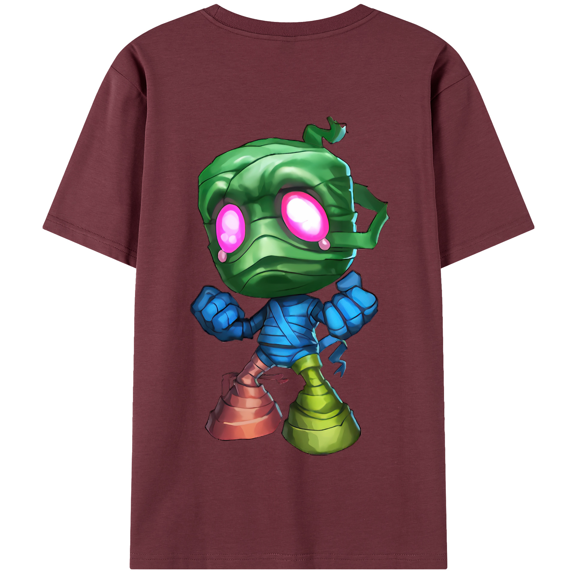 リーグ・オブ・レジェンド League of Legends LOL 綿100％半袖Tシャツ（背面プリント）